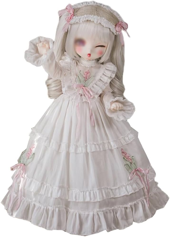 ハンドメイドドールワンピースワンピース約90cm(4T)
